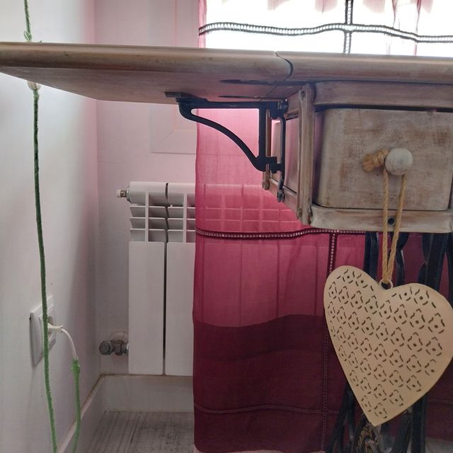 Máquina coser Singer antigua restaurada