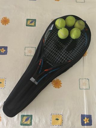 Set Raqueta Tenis Artengo + 4 pelotas