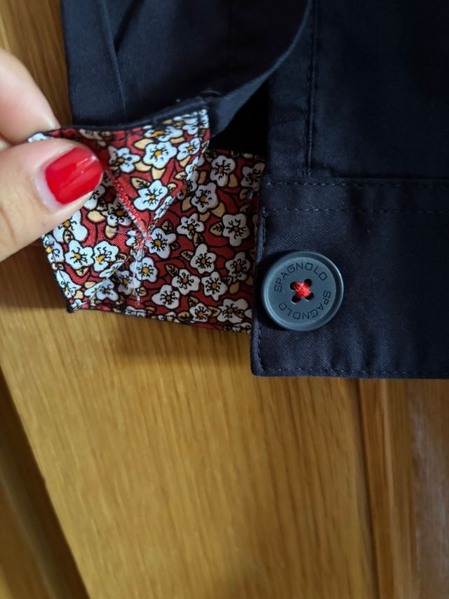 Vestido Spagnolo azul marino