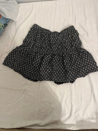 Falda negra Mango talla M