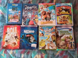 8 Películas DVD animadas
