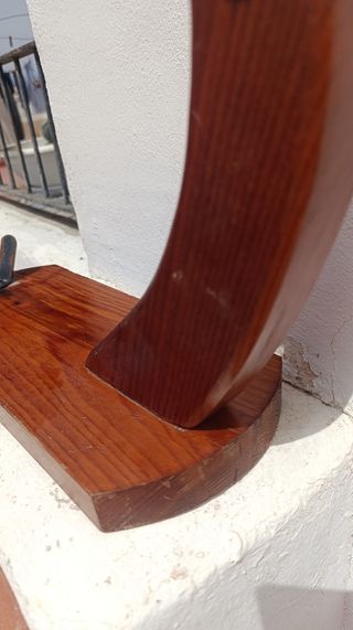 Jamonero antiguo de madera