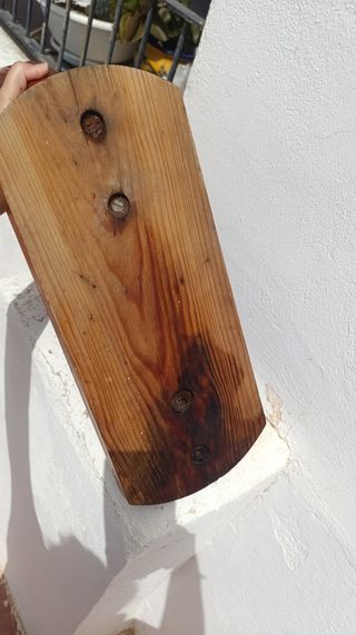 Jamonero antiguo de madera