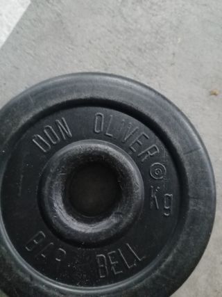 Discos peso 1kg Don Oliver