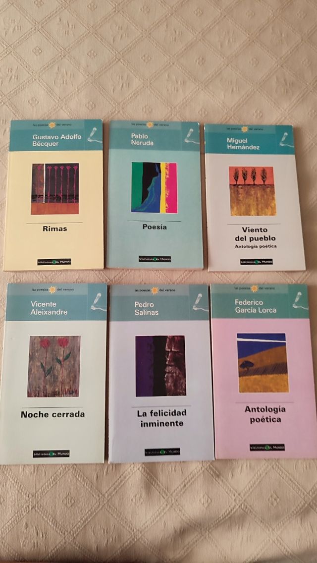 Varios libros de poesías