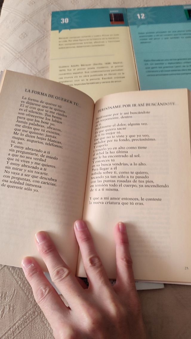 Varios libros de poesías