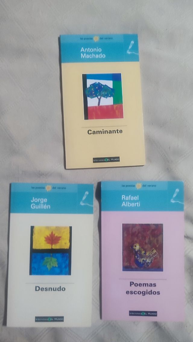 Varios libros de poesías