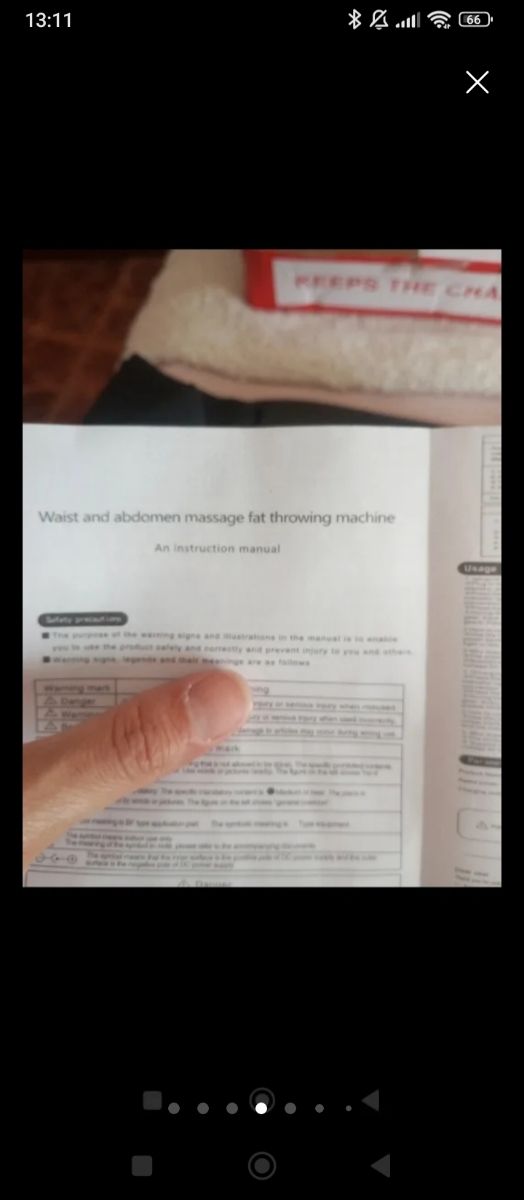 Masajeador abdominal verde