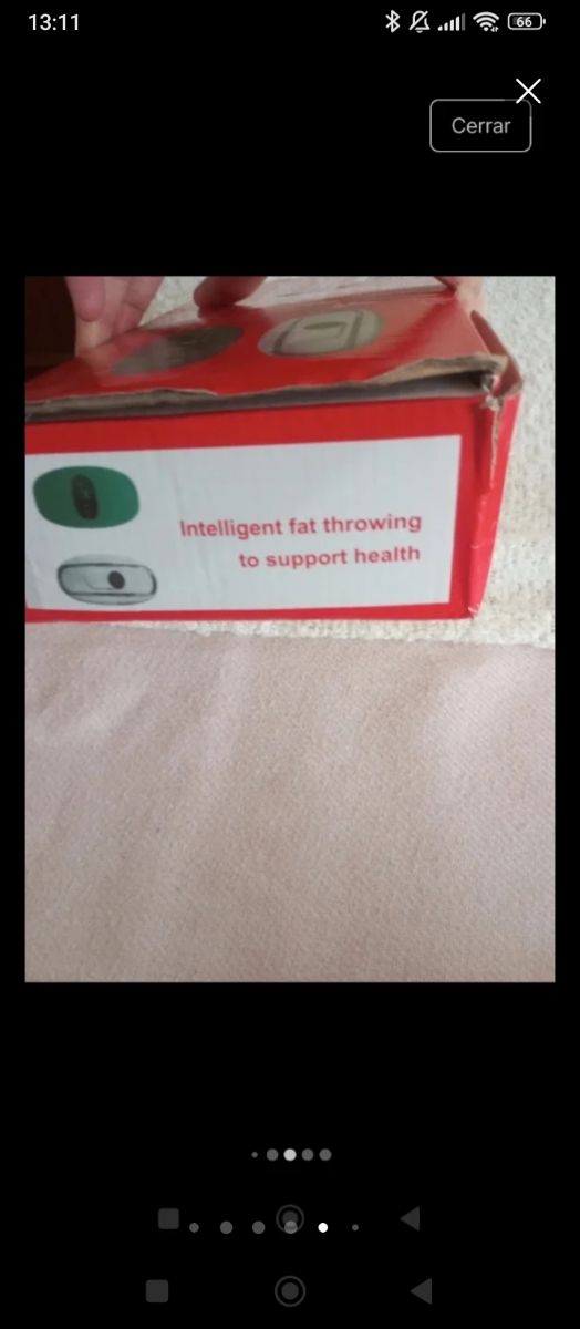 Masajeador abdominal verde