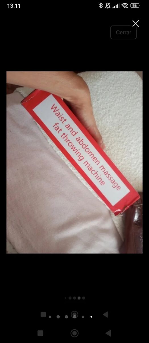 Masajeador abdominal verde