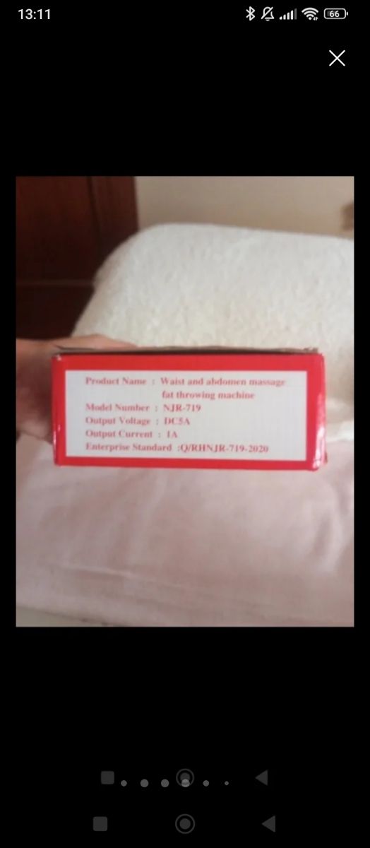 Masajeador abdominal verde