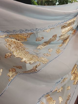 Pañuelos - Beige y Azul