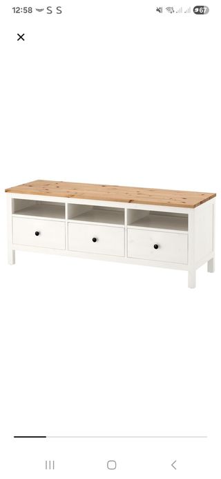 Mueble TV blanco - madera