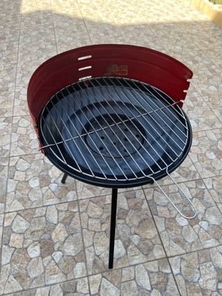Barbecue a carbonella 42 cm - rosso