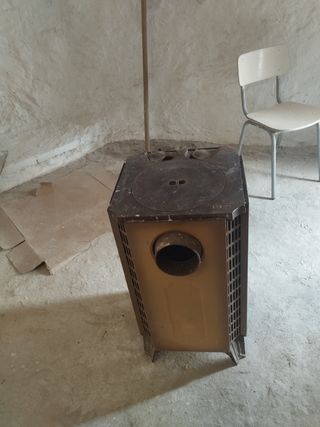 Estufa leña hierro fundido