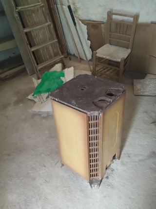 Estufa leña hierro fundido