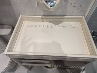 Cambiador bebé blanco