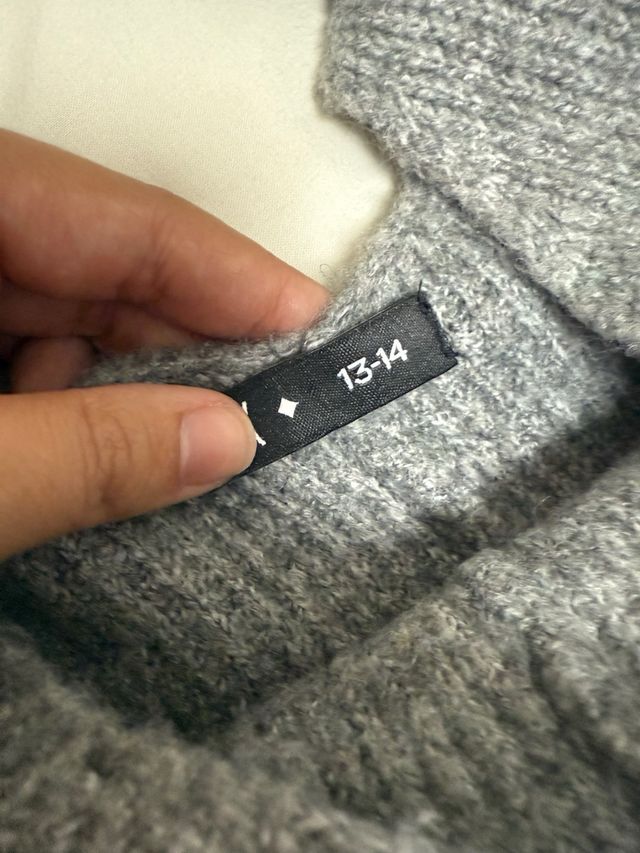 Mono tejido gris - Talla 13-14