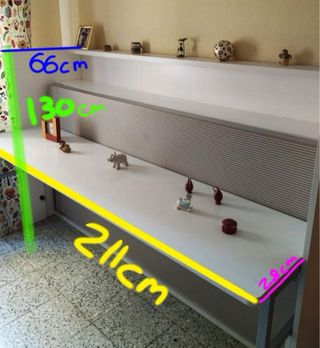 Cama escritorio abatible