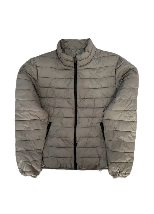 Chaqueta acolchada gris - L