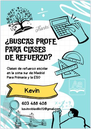 Clases Particulares de Refuerzo
Primaria y la ESO