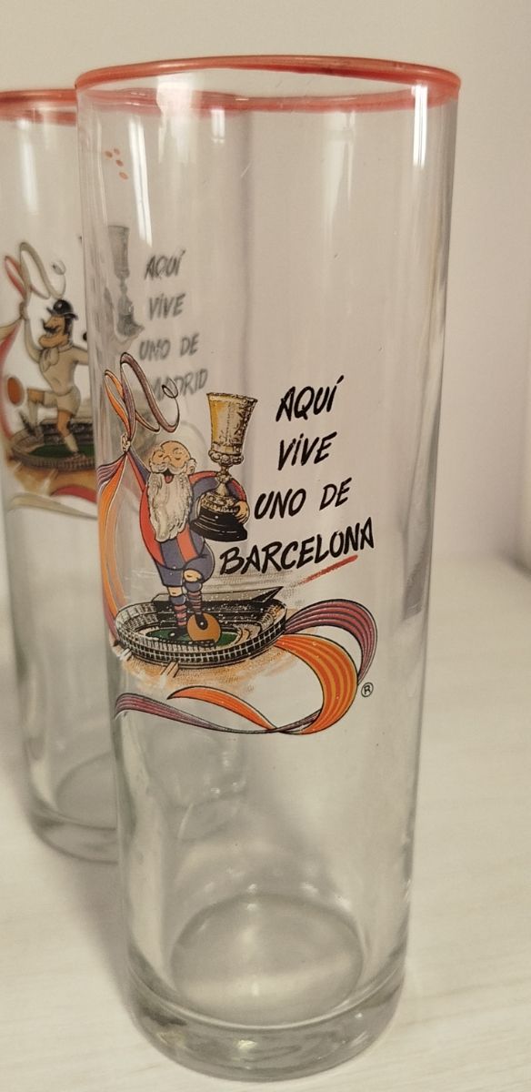Vasos FC Barcelona (6 unidades)