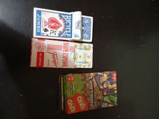Juego de cartas: Bicycle, Fournier, Minecraft