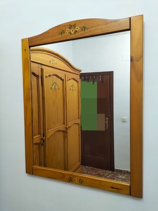 Dormitorio provenzal pintado a mano. Solo recoger.