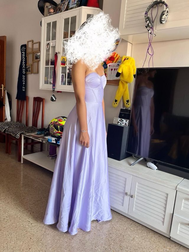 Vestido Lila Boda/Graduación