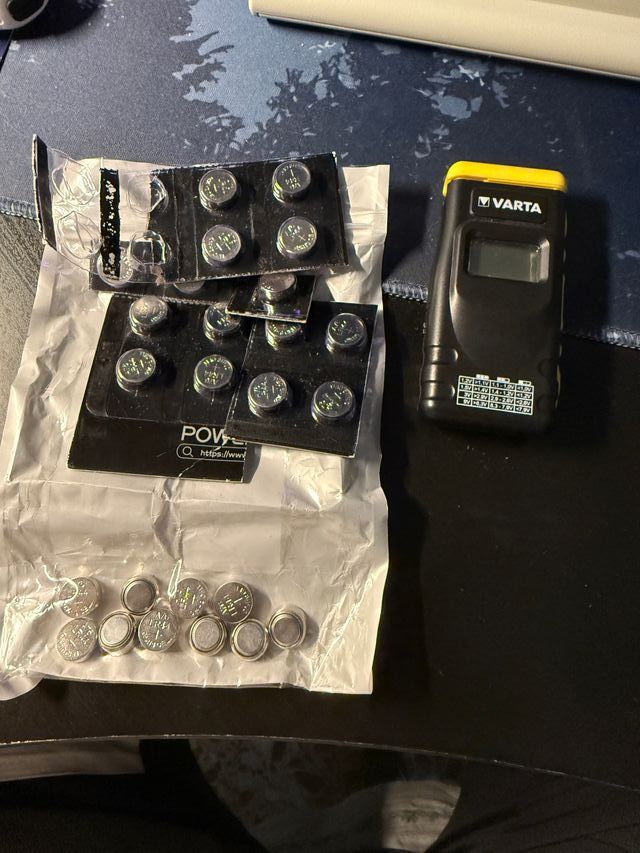 Tester Pilas Varta + pilas LR44