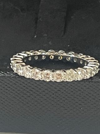 Anillo oro 14K - Eternidad 1.90 Ct Diamantes VS/E