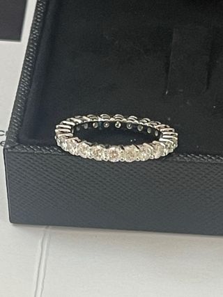 Anillo oro 14K - Eternidad 1.90 Ct Diamantes VS/E