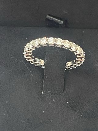 Anillo oro 14K - Eternidad 1.90 Ct Diamantes VS/E