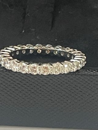 Anillo oro 14K - Eternidad 1.90 Ct Diamantes VS/E