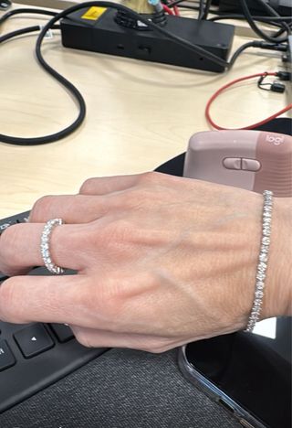 Anillo oro 14K - Eternidad 1.90 Ct Diamantes VS/E