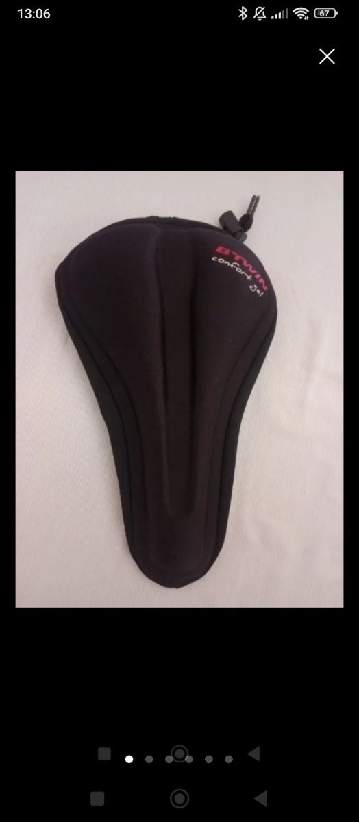 Sillín bici Btwin confort gel