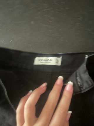 Shorts negros Pull&Bear
