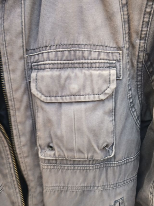 Blusão Cinza Vintage