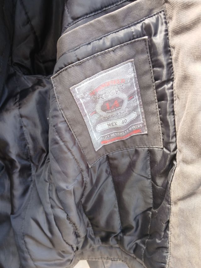 Blusão Cinza Vintage