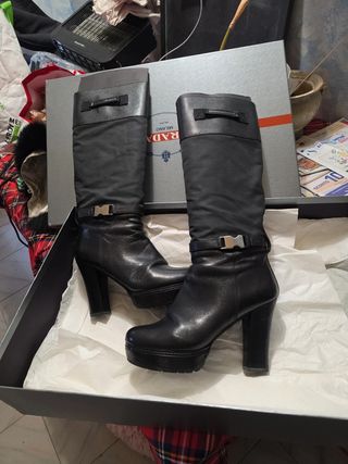 Stivali Prada neri, Misura 38,5