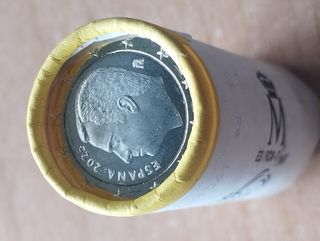 España Cartucho 25 monedas 1 euro 2025