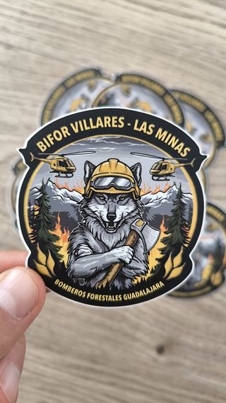 Pegatina Bomberos Forestales Guadalajara