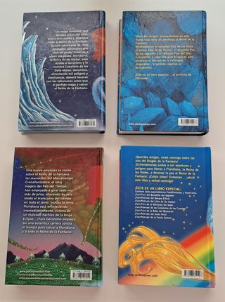 Pack 4 libros Geronimo Stilton 