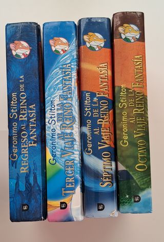 Pack 4 libros Geronimo Stilton 