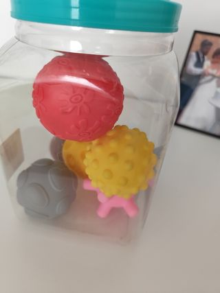 Pelotas sensoriales bebé - 6uds