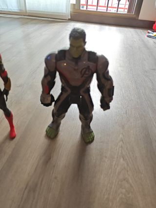 3 Figuras Marvel: Capitán América, Spiderman ,Hulk