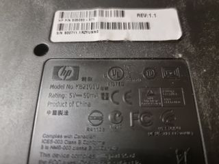 Teclado HP - Negro y Plata
