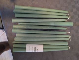 12 Candele - Verde Salvia