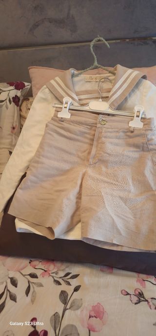Traje comunión niño - Blanco roto