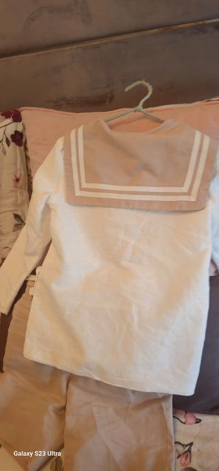 Traje comunión niño - Blanco roto